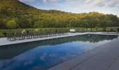 Perimeter overflow pool Medallion Pool Asheville NC
